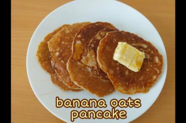 banana oats pancake without eggs | healthy breakfast recipe | Deep Rao | Rao's Kitchen