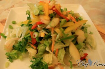 Fresh Apple Green Salad Recipes | Recipes By Chef Ricardo