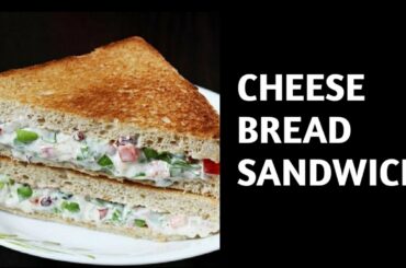 स्वादिष्ट Cheese Veg Sandwich Recipe | चीज़ सैंडविच तवे पे बनाए