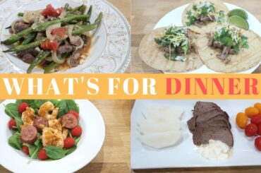 WHAT'S FOR DINNER | EASY HEALTHY DINNER IDEAS | COLLAB WITH LIVING IN THE MOM LANE
