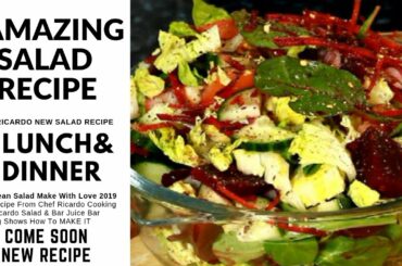 AMAZING SALAD RECIPE #CHEFSALAD | Chef Ricardo Cooking