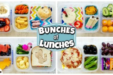Back to School LUNCH IDEAS for your KIDS - JK, 1st Grade, 3rd Grade 🍎 Bunches of Lunches WEEK 1