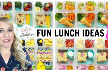 Fun Easter Lunch Ideas + What They Ate | JK, K, 1st grade, 2nd Grade | Bunches of Lunches