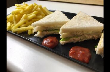 Chicken Club Sandwich Recipe | Home Kitchen