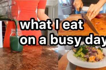 healthy & realistic WHAT I EAT IN A DAY | eczema friendly