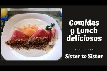 Ideas de Comida y Lunch Saludable y Delicioso -  Healthy  and Delicious Lunch Meals