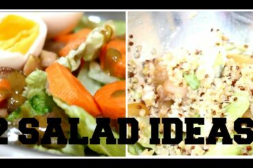 Healthy Salad Ideas! / Ensaladas sanas y rápidas! | Sarillamakeup♡