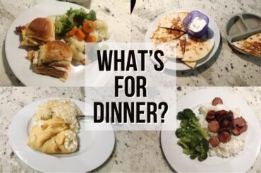 4 EASY DINNER IDEAS! // WHAT’S FOR DINNER?
