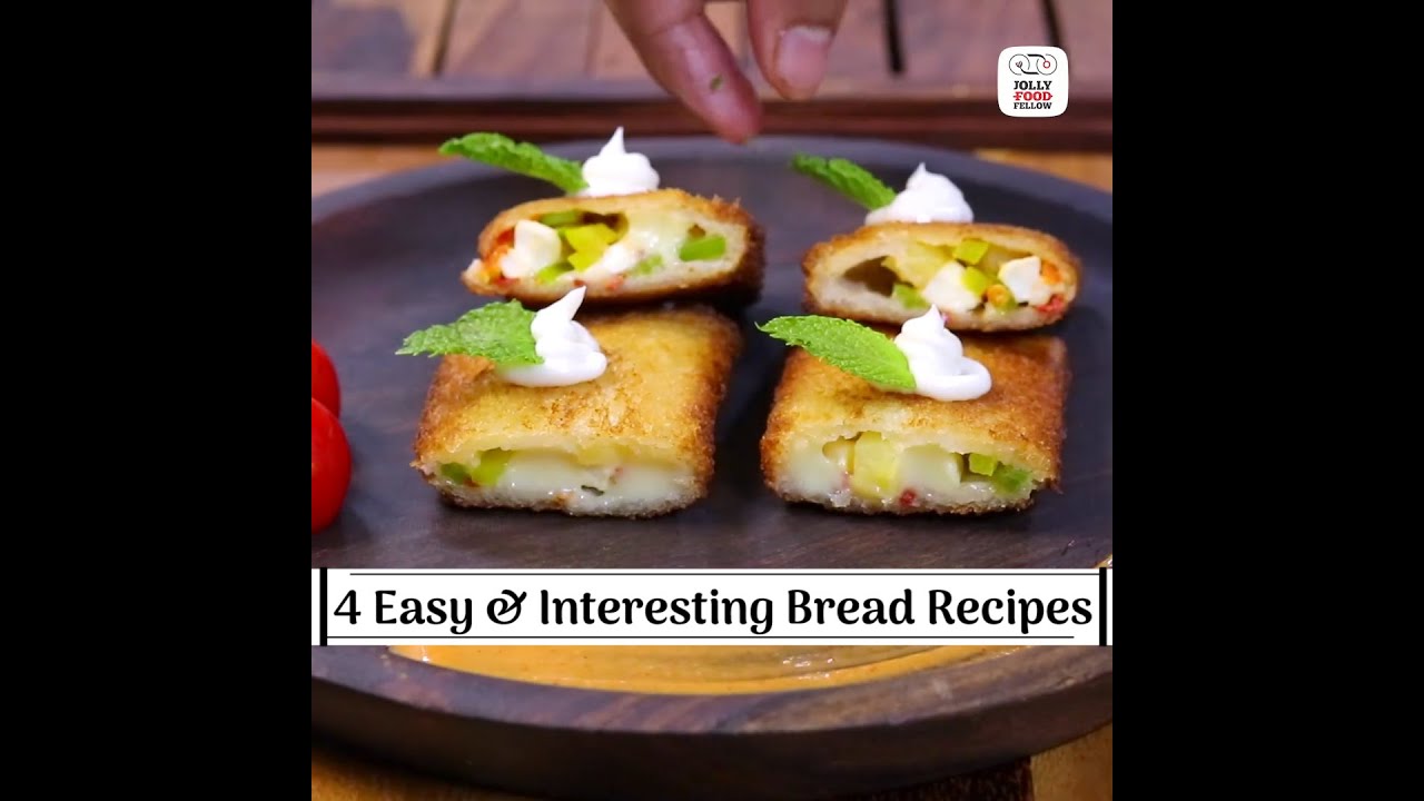Checkout 4 easy & interesting bread recipes Checkout 4 easy & interesting bread recipes