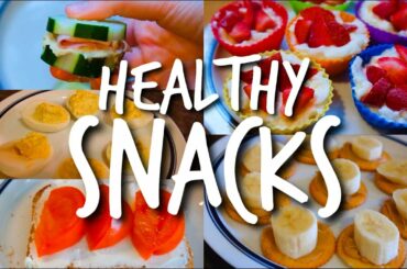 DIY Healthy Snacks! Easy & Yummy Food Ideas!