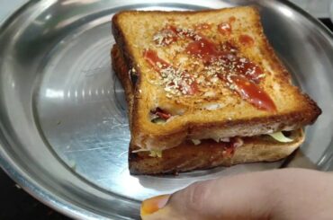 Sprouts Beetroot Sandwich Recipe - High Protein Vegetarian Recipes - Healthy Sandwich Recipes