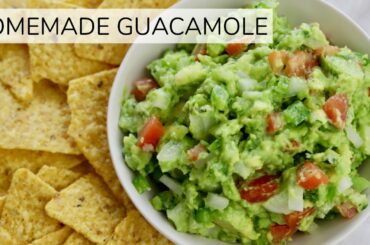 HOMEMADE GUACAMOLE | easy guacamole recipe