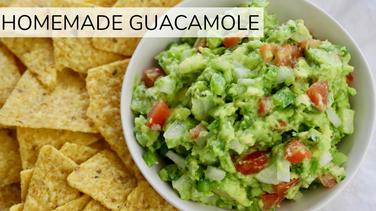 HOMEMADE GUACAMOLE | easy guacamole recipe HOMEMADE GUACAMOLE | easy guacamole recipe