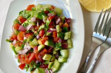 Healthy salad for diet