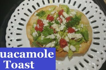 Skinny Guacamole Toast Recipe By Risa - Healthy Breakfast Ideas