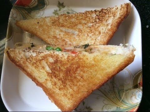 Easy daily bread sandwich on tawa ब्रेड सैन्डविच Easy daily bread sandwich on tawa ब्रेड सैन्डविच