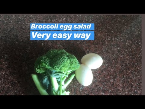how to make broccoli egg salad (simple and easy way)healthy recipe how to make broccoli egg salad (simple and easy way)healthy recipe