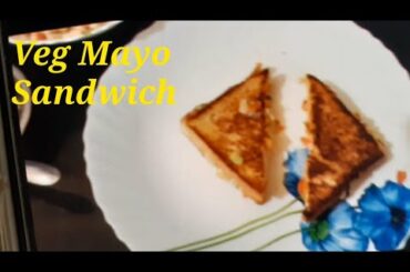 Veg Mayo Sandwich Recipe /kids Launch box special Recipe       p