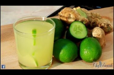 Best Ginger and lime tea for weight loss & healthy benefits | Chef Ricardo Cooking