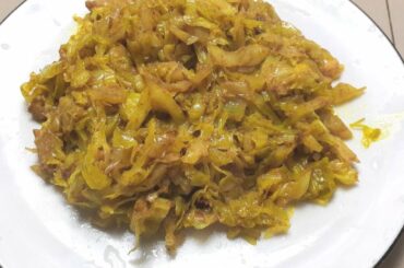 Healthy and easy cabbage recipe - cabbage recipe for dinner