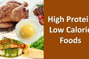 High Protein Low Calorie Foods List
