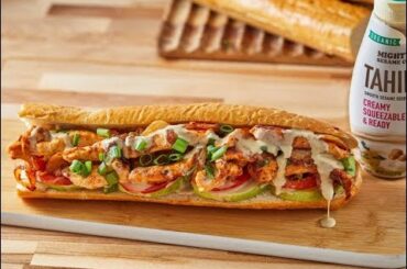 Tahini Chicken Baguette