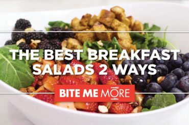 HEALTHY RECIPE - Easy Breakfast Salad 2 Ways