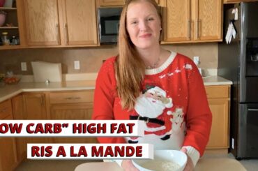 RIS A LA MANDE RECIPE - Keto low carb high fat Danish Scandinavian rice pudding for the holidays