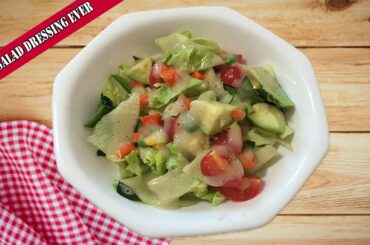 Quick and Easy Vegetable Salad Recipe / Easy Salad Dressing Recipe - Healthy Salad Recipe