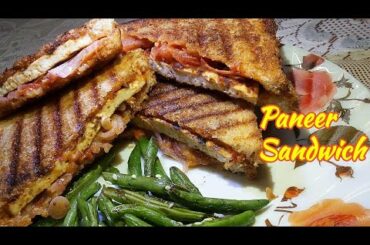 पनीर सैंडविच की ऐसी रेसिपी जो ना कभी देखा हो और ना ही सुना हो | Crispy grilled paneer sandwich