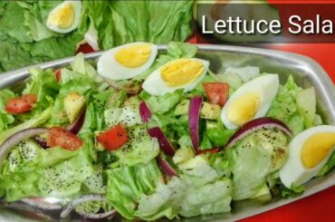 Lettuce Salad । Super Healthy and Power pack salad । Diet Recipe