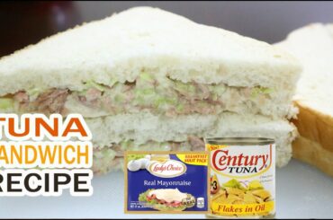 TASTY TUNA SANDWICH RECIPE | How To Make Tuna Sandwich With Mayonnaise