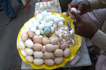 EGG BOILED: Very Popular Yummy Healthy Food Ever Boiled Egg | Indian Street Food