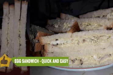 How To Prepare Egg Sandwich in 10 Minutes | Easy Breakfast | Recipemania.net