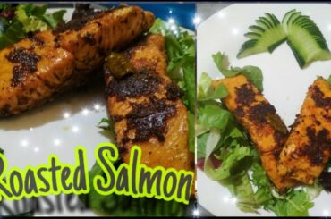 Roasted Salmon Recipe | Salmon recipe for weight loss | Salmon Fillet Recipe |