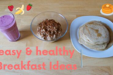 3 easy & healthy Breakfast Ideas  - your protein kick in the morning!