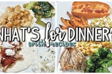WHAT'S FOR DINNER? | EASY AND AFFORDABLE DINNERS | COOK WITH ME | NOV 7-13