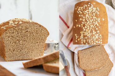 Homemade Whole Wheat Bread | Perfect for Sandwiches