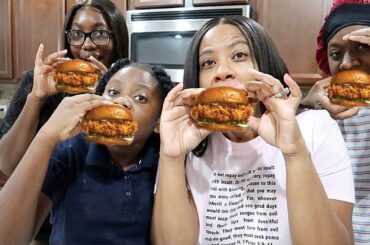 We Made The Popeyes Chicken Sandwich At Home