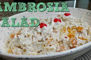 Easy Ambrosia Salad Recipe | Cool Whip and Fruit Cocktail Recipe