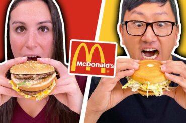 WRONG WAY VS RIGHT WAY // Eating ALL THE McDonalds Food