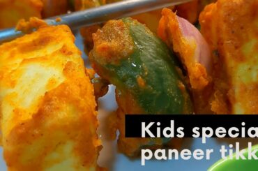 Lunch ideas for kids|Healthy food for kids|Recipe of paneer tikka