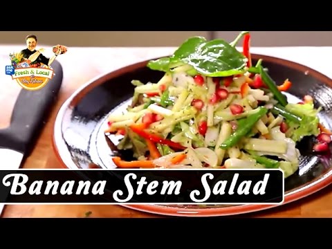 Banana Stem Salad Recipe | Healthy Recipes Indian | Chef Vicky Ratnani Banana Stem Salad Recipe | Healthy Recipes Indian | Chef Vicky Ratnani