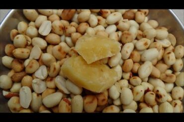 Roasted groundnut Recipe - Roasted Peanut Recipe - South Indian Snack By Healthy Food Kitchen