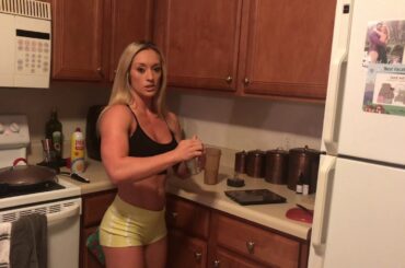 Healthy, low calorie, high protein breakfast