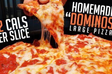 Low Cal Dominos Large Cheese Pizza Tutorial in Less than 4 Mins