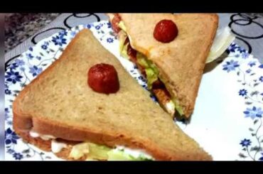 Quick Sausage Sandwich Recipe || Easy Sausage sandwich recipe || How to cook sausage