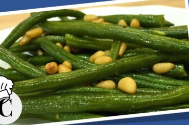 How to Cook Green Beans with Pine Nuts! An Easy, Healthy Recipe!