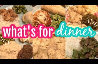 WHAT'S FOR DINNER & DESSERT || REAL LIFE LARGE MEAL IDEAS || BUDGET MEAL IDEAS