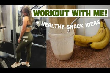 BUILDING MUSCLE | Chest Workout + Healthy Snack Ideas